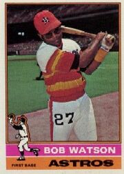 1976 Topps Baseball Cards      020      Bob Watson